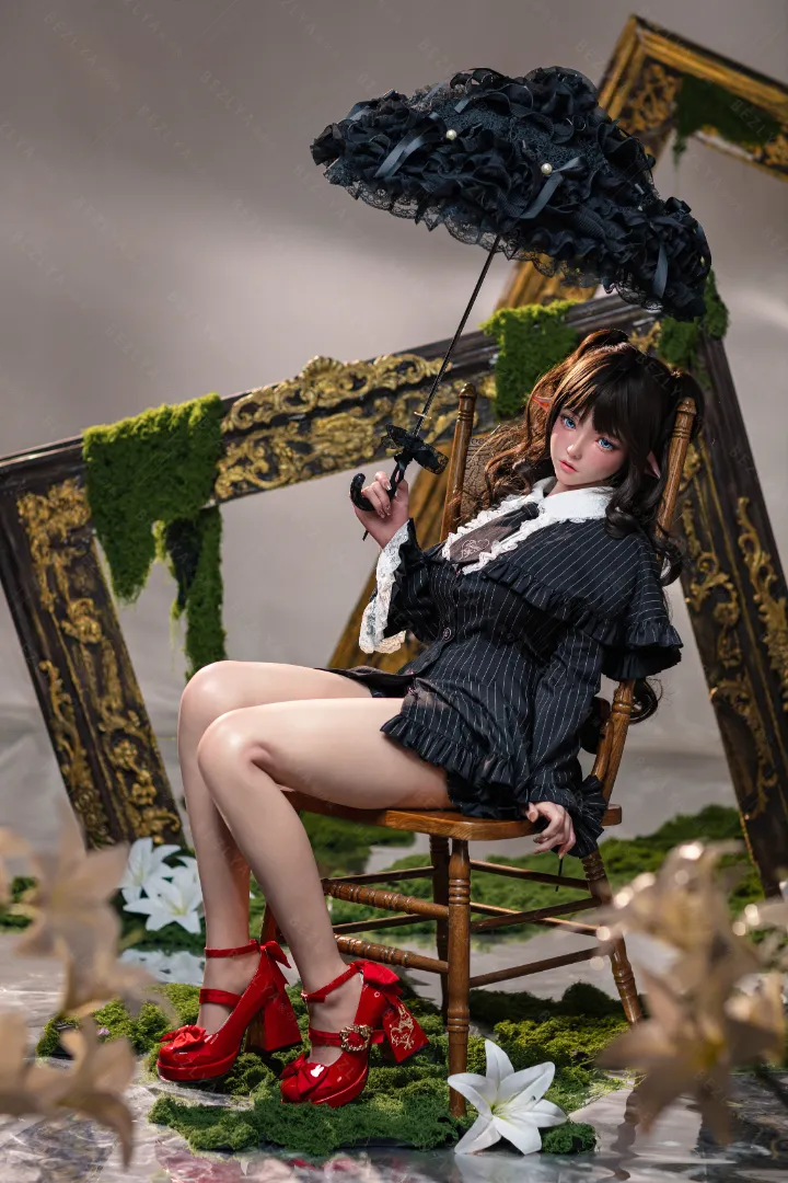 155cm (5ft1) E罩杯 輕量化 矽膠 性愛娃娃 ROS 头部 Freesia